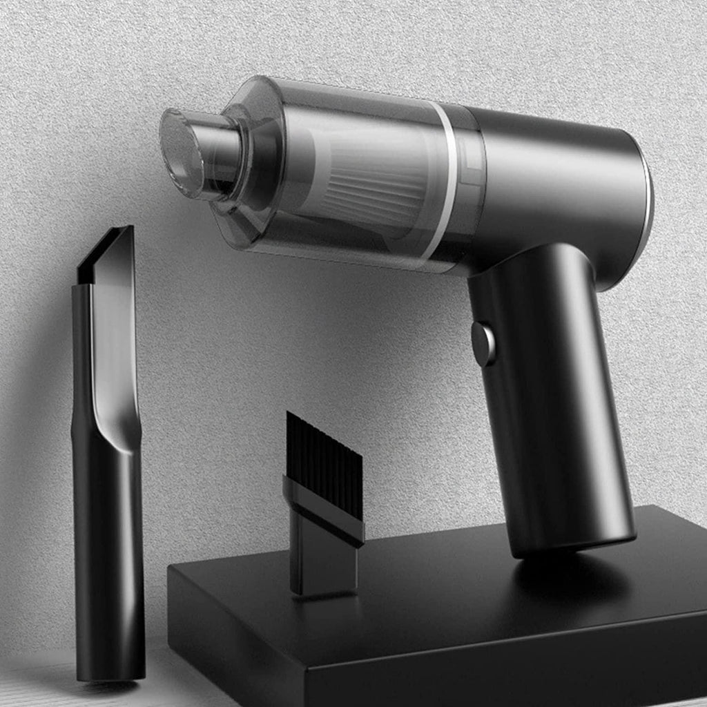 Portable Air Duster & Mini Vacuum Cleaner | 2-in-1 Wireless Cleaning Device