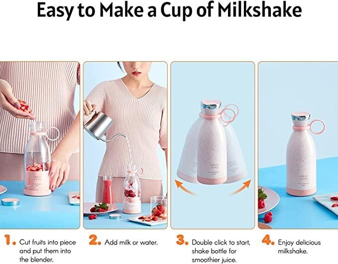 MIXEN Travel Juicer & Smoothie Blender – Baby Food, Shakes & Fitness Drinks