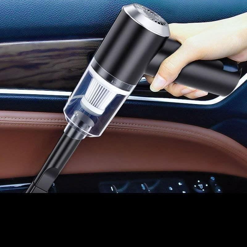 Portable Air Duster & Mini Vacuum Cleaner | 2-in-1 Wireless Cleaning Device